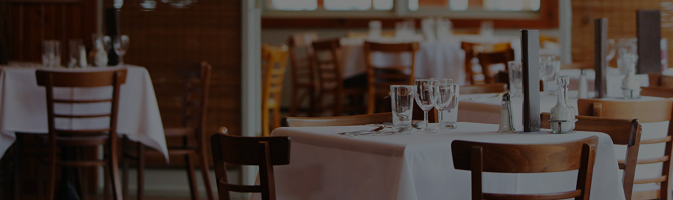 Polti disinfection restaurant interior